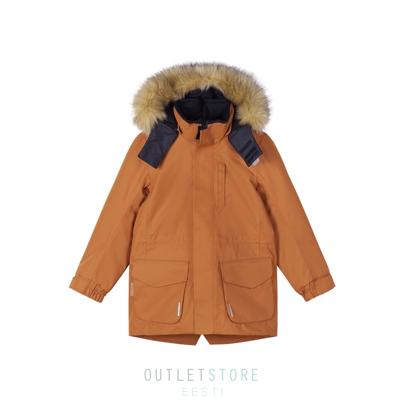 Reimatec winter jacket Naapuri Cinnamon brown, size 128 @ www.outletstore.ee
