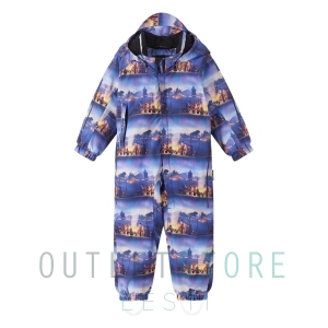 Reimatec winter overall Moomin Lyster Twilight Blue, size 92