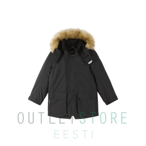 Reimatec winter jacket Ajaton Black, size 128