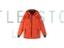 Reimatec down jacket Alkkula Mandarin Orange, size 140
